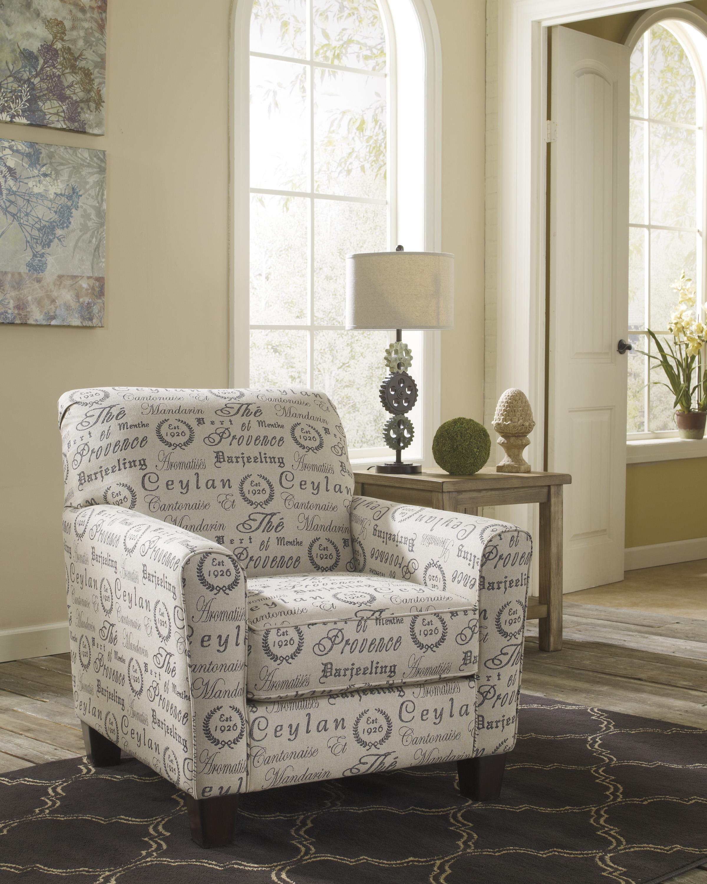 Ashley Signature Design Alenya Quartz Track Arm Accent Chair Dunk